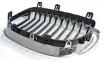 Paire grilles calandre BMW serie 5 E60/E61 de 07/2003 a 2010 Chrome