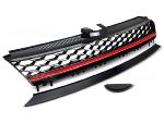 Grille de calandre VW Golf 7 13-17 look GTI rouge