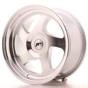 Jante JAPAN RACING JR15 16" x 8" Multi Perçage ET 25 Machined Face Silver