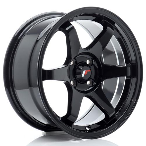 Jante JR Wheels JR31 16x8 ET25 - 4x100 - Noir brillant