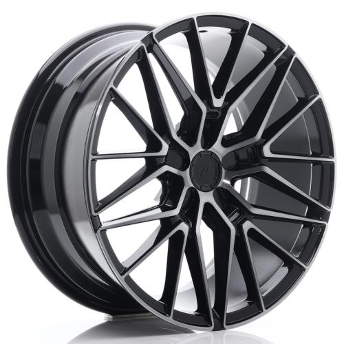 Jante JR Wheels JR38 19x8.5 ET45 5x114.3 Black Brushed w/Tinted Face