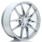 Jante JR Wheels JR44 20x8,5 ET20-45 - 5 trous sur mesure - Silver machined face