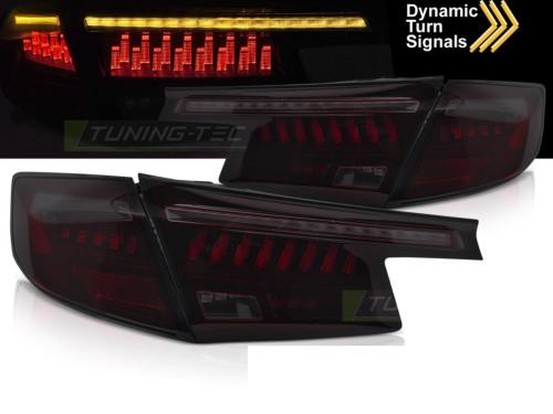 Paire de feux arriere Honda Civic 21-24 FULL LED Dyn Noir Rouge Fume