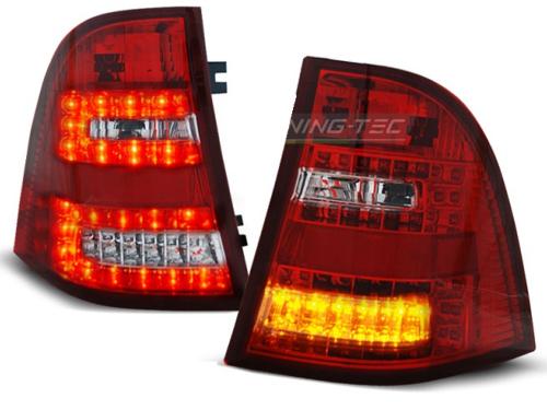 Paire de feux arriere Mercedes ML W163 98-05 LED rouge blanc