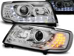 Paire de feux phares Audi 100 C4 90-94 Daylight LED Chrome