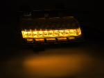 Paire Clignotant Jeep Wrangler JL 2018 a 2023 FULL LED DRL DYN Chrome