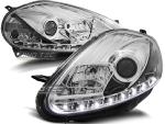 Paire de feux phares Fiat Grande Punto 05-08 Daylight chrome