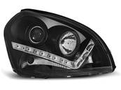 Paire de feux phares Hyundai Tucson 04-10 Daylight led noir