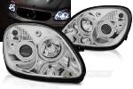 Paire de feux phares Mercedes SLK R170 96-04 Angel eyes chrome