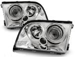 Paire de feux phares Mercedes classe S W140 91-98 design chrome