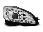 Paire de feux phares Mercedes classe C W204 07-10 xenon Daylight led chrome