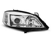 Paire de feux phares Opel Astra G 97-04 design chrome