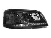 Paire de feux phares VW T5 03-09 Daylight led noir