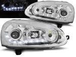 Paire de feux phares VW Golf 5 03-08 Daylight led chrome