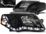 Paire de feux phares VW Passat B6 3C 05-10 Daylight led noir