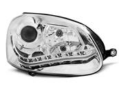 Paire de feux phares VW Golf 5 03-08 Daylight led chrome