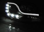 Paire de feux phares VW Jetta 6 11-17 Daylight DRL led LTI noir