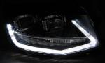 Paire de feux phares VW T6 de 2015 a 2019 led DRL noir