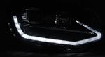 Paire de feux phares VW T6 de 2015 a 2019 LED DRL LTI Noir