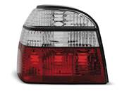 Paire de feux arriere VW Golf 3 91-97 rouge blanc