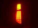 Paire feux arrière Ford Focus 2 5 portes 2004 a 2008 Rouge Chrome Led