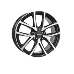 Jante 7x17 MONACO WHEELS 2 CL2 pour AUDI A1 de 05/2010 a 10/2018 Gloss Black / Polished