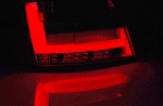 Paire de feux Audi A6 C6 berline de 2004 a 2008 LED BAR rouge fume
