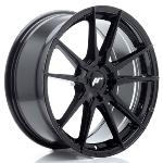 Jante JAPAN RACING JR21 18" x 8" 4x100 4x114,3 ET 20-40 Blank Glossy Black