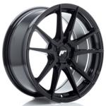 Jante JR Wheels JR21 18x8,5 ET20-45- 5 Trous sur mesure - Noir Brillant