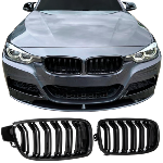 Calandre avant ABS BMW Serie 3 F30 / F31 de 2011 a 2019 Noir, sans embleme