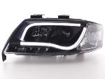 Paire de feux phares Daylight Led Audi A6 4B/C5 97-01 Noir