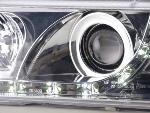 Paire de feux phares Daylight Led BMW serie 3 Berline E36 92-98 Chrome