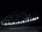 Paire de feux phares Daylight Led DRL Fiat Grande Punto 199 08-12 chrome