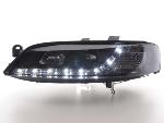 Paire de feux phares Daylight Led Opel Vectra B de 96-99 Noir