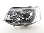 Paire de feux phares Daylight led VW Bus T5 09-15 chrome