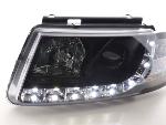 Paire de feux phares Daylight Led VW Passat 3B de 97-00 Noir