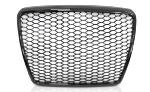 Grille de calandre pour Audi A6 C6 2009 a 2011 look Sport noir matt