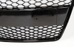 Grille de calandre pour Audi TT 8J 2006 a 2014 Look Sport Noir Glossy