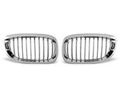 Paire grilles calandre BMW serie 3 E46 coupe cab de 04/2003 a 2006 Chrome