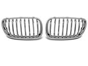 Paire grilles de calandre BMW X3 E83 de 09/2006 a 08/2010 Chrome