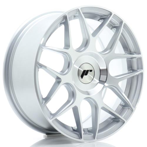 Jante JR Wheels JR18 16x7 ET20-35 - Percage sur mesure - Silver machined face