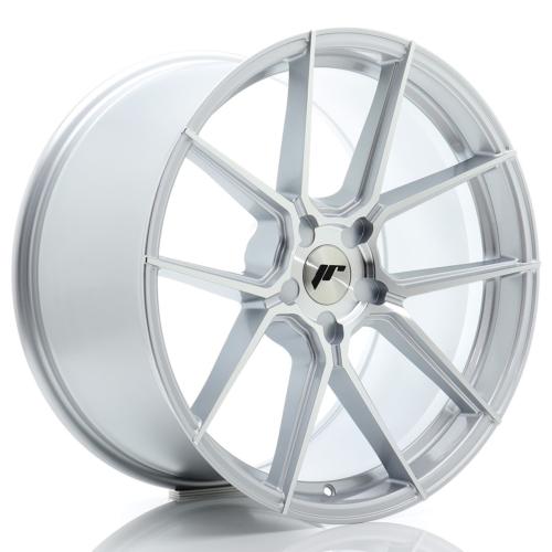 Jante JR Wheels JR30 20x10,5 ET15-45 - 5 trous sur mesure - Silver machined face
