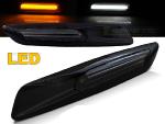 Paire clignotant repetiteur BMW Serie 3 E92/E93 2006 a 2010 Led Noir Glossy Fume