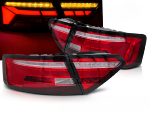 Paire de feux arriere Audi A5 de 2011 a 2016 FULL LED BAR Dyn Rouge Blanc