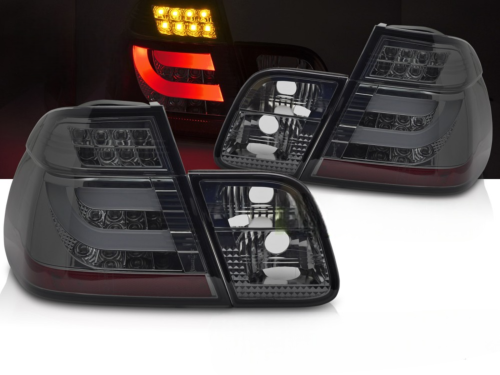 Paire de feux arriere BMW serie 3 E46 Berline de 2001 a 2005 Fume