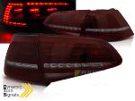 Paire de feux arriere VW Golf 7 13-17 LED Look R rouge fume