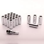 Kit de Visserie Japan Racing Silver long imbus lug nuts 12x1,25