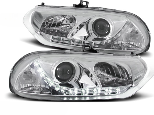 Paire de feux phares Alfa Romeo 156 de 1997 a 2003 Daylight led chrome