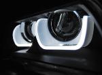 Paire de feux phares BMW X1 E84 12-14 Xenon led DRL noir