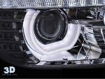 Paire de feux phares BMW serie 3 F30 / F31 11-15 angel eyes chrome led DRL Dyn